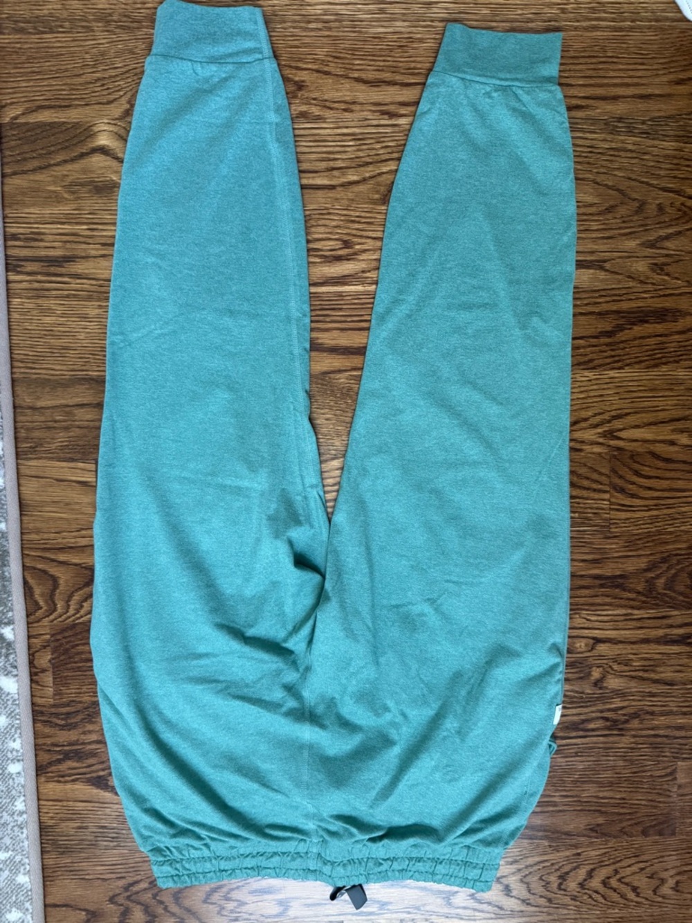Vuori Heathered Teal Performance Jogger Pants - Picture 3 of 3